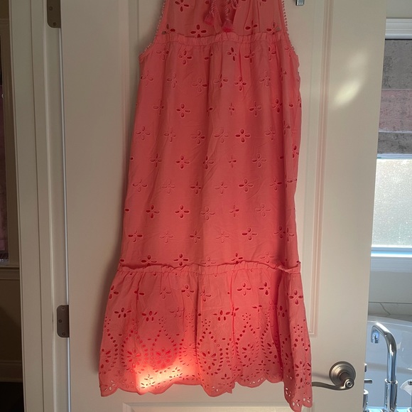 Southern Tide coral  island Rowana scallop dress👗 - Picture 4 of 5